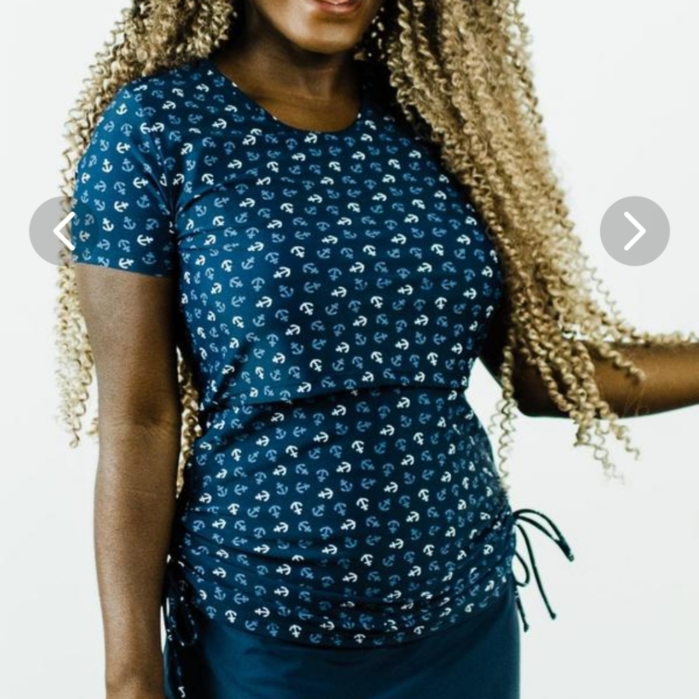 NEW Nursing Maternity swim top UPF 50
